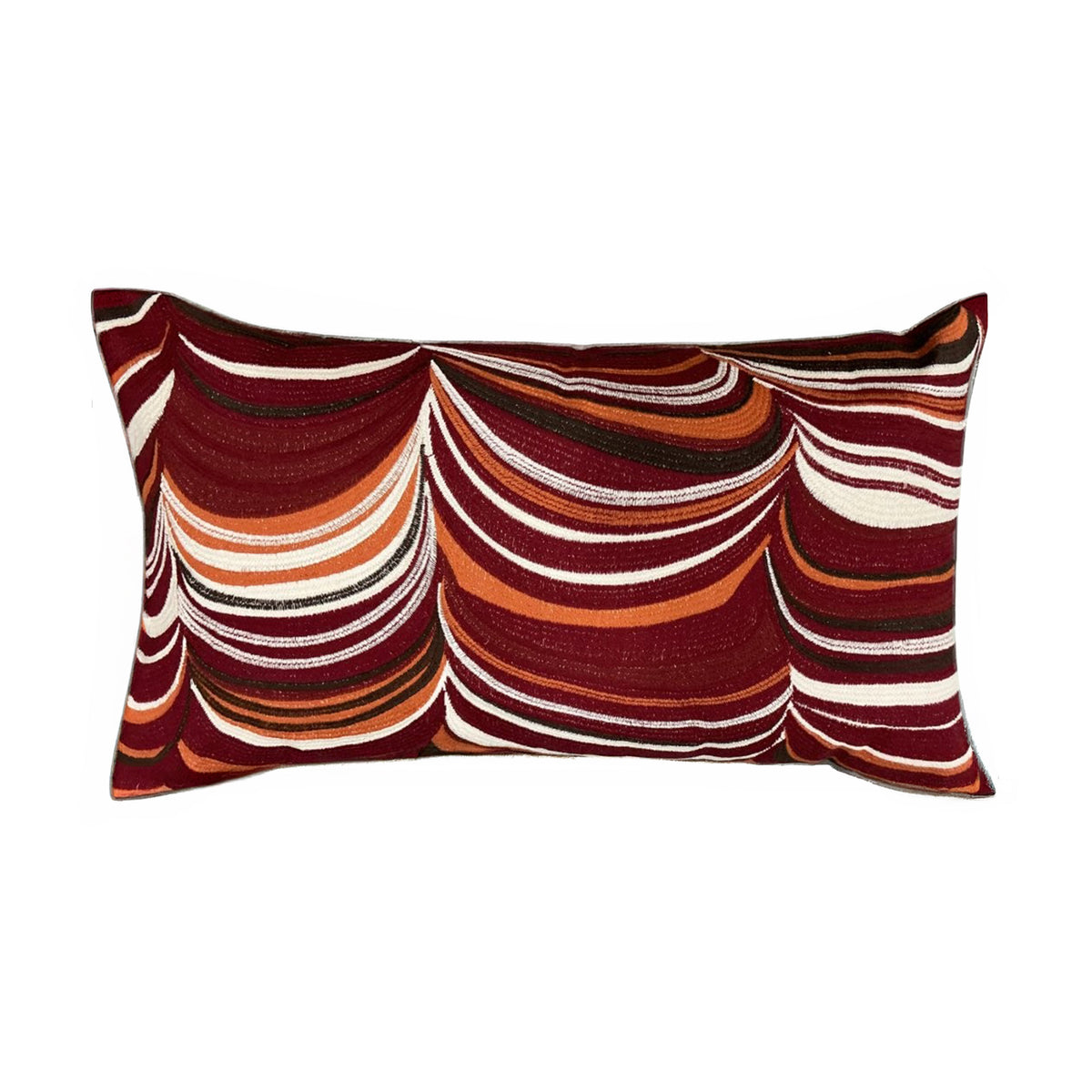Cushion CAMILLE 60x35cm burgundy red