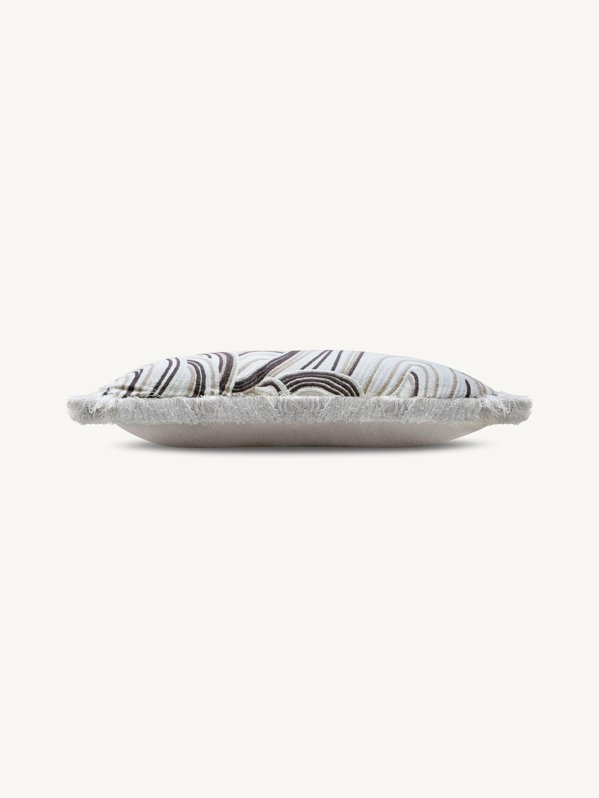 Cushion GEORGINA 60x35cm black/beige