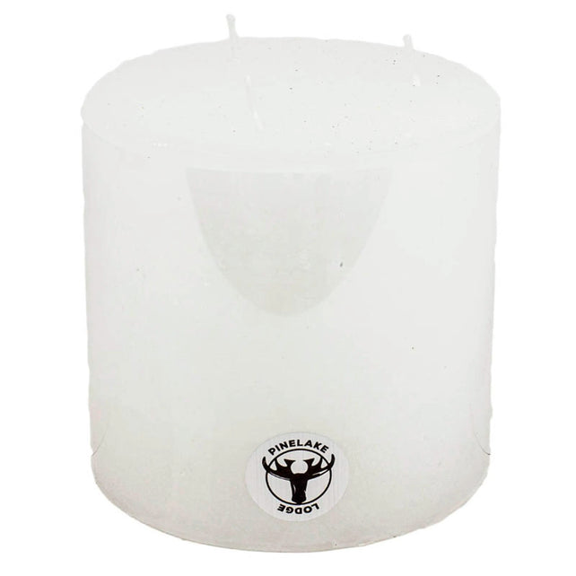 Candle pillar SET/2 rustic ivory 12x12x12