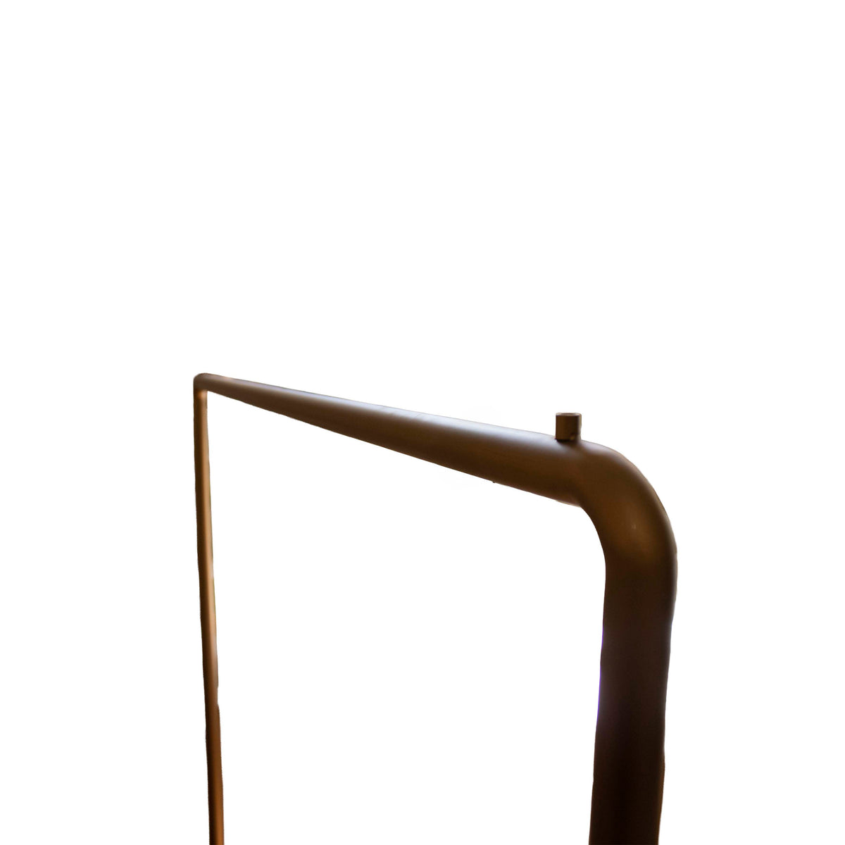 Clothing rack w/ceramic top natural SS/FR.GOLD 100x45x160