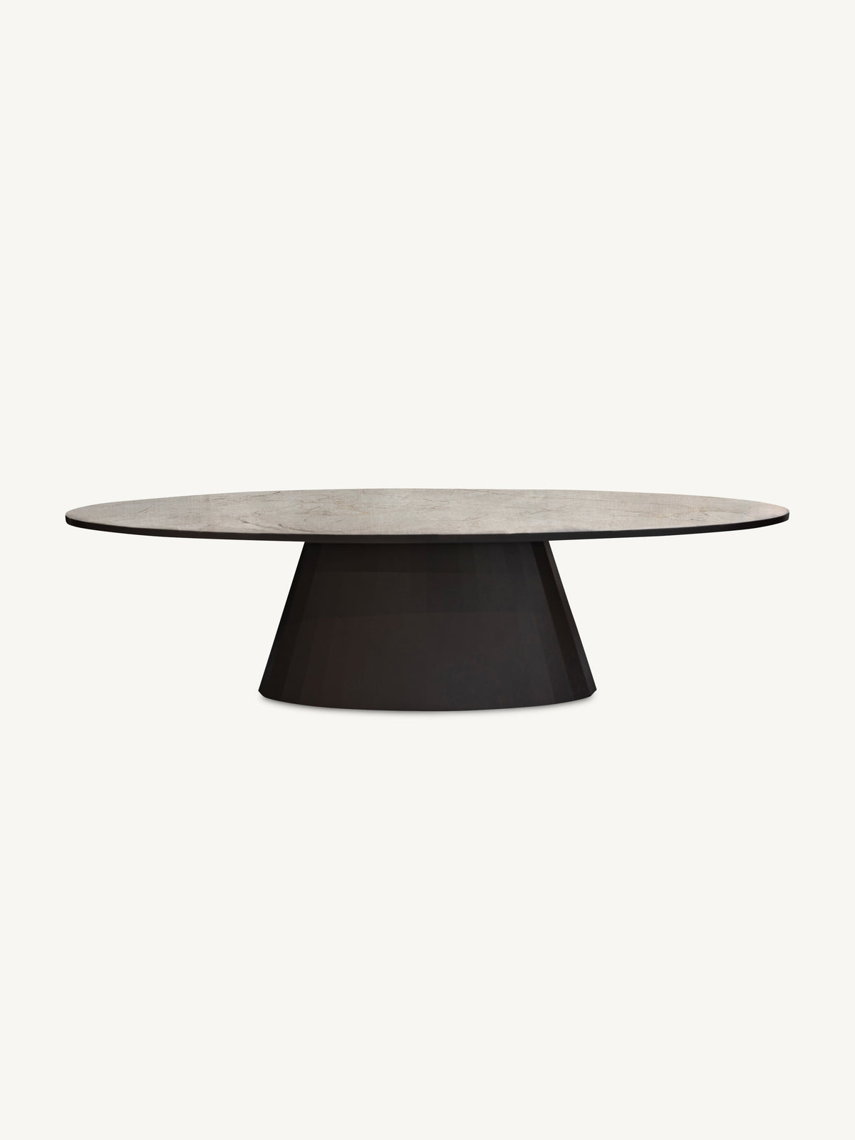 Eettafel ANNECY met keramiek 240x120x76cm bruin