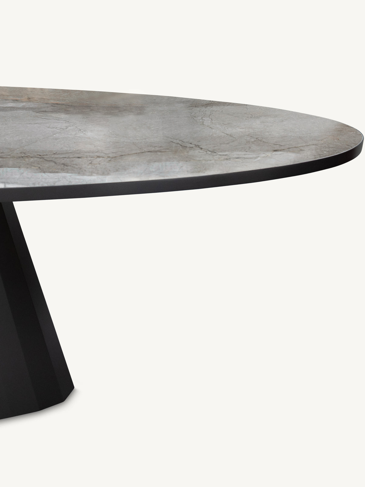 Eettafel ANNECY met keramiek 240x120x76cm bruin