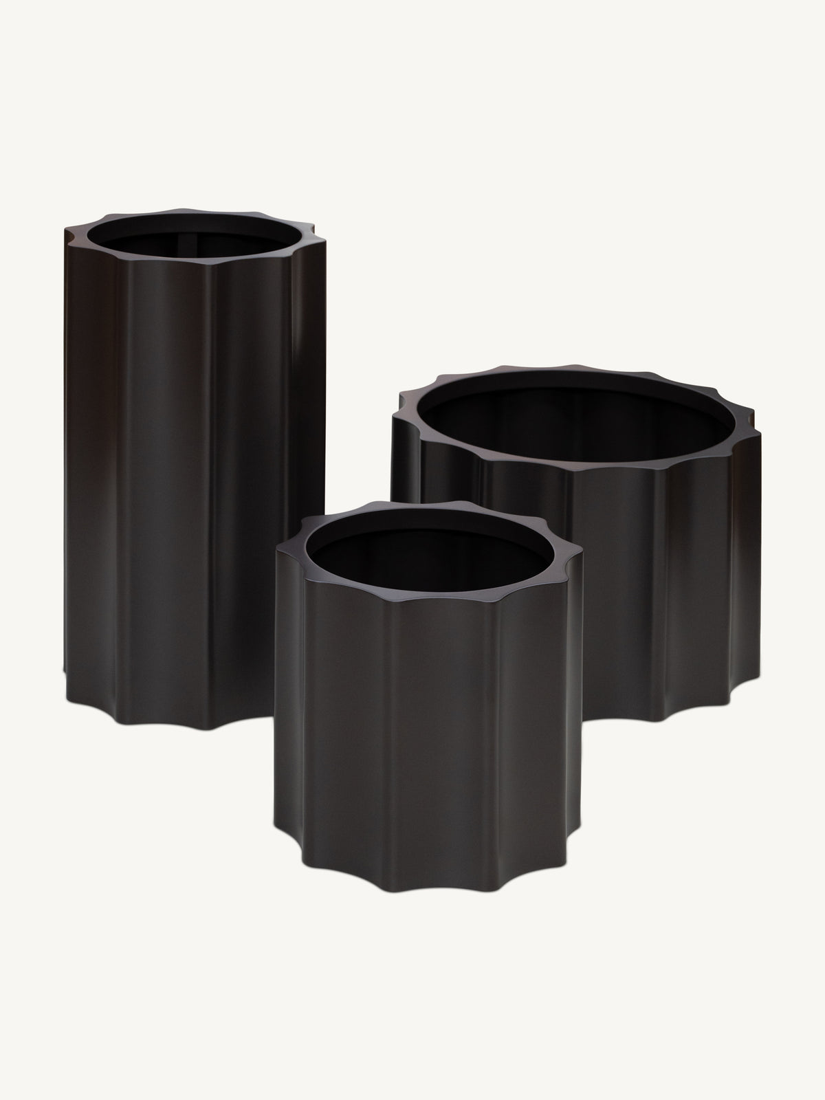 Pot SEREIN Ø60x40cm brown
