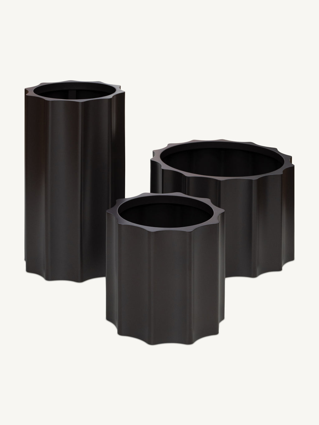 Pot SEREIN Ø40x70cm brown