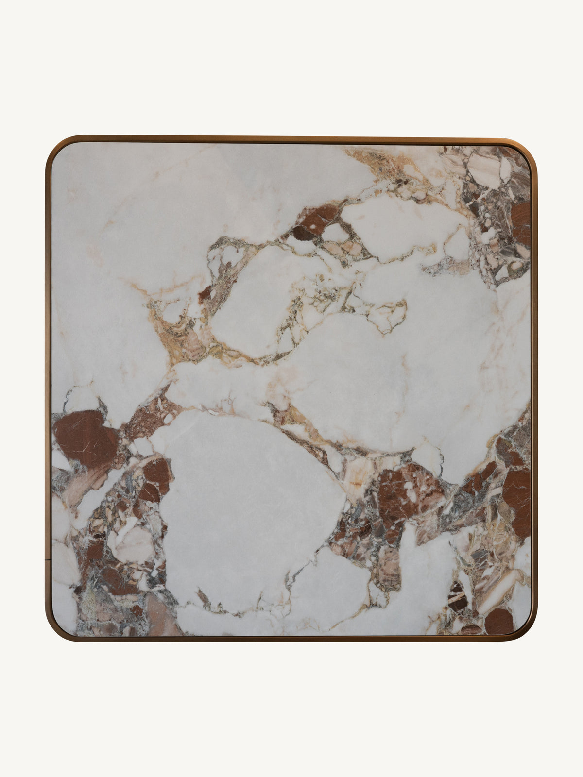 Bistro table BORDEAUX w/ceramic 70x70x76cm rose gold