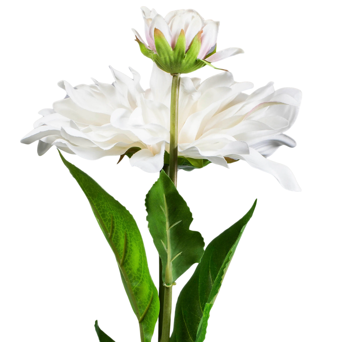 Flower dahlia white 85cm