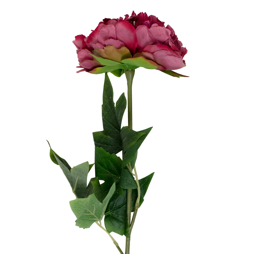 Flower peony red 79cm