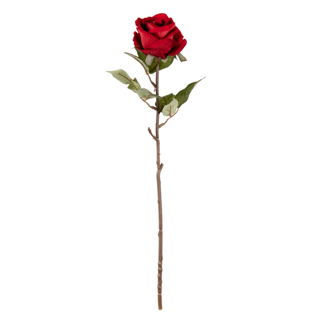 Flower rose red 52cm