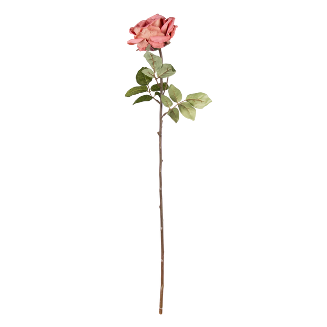 Flower rose soft pink 76cm
