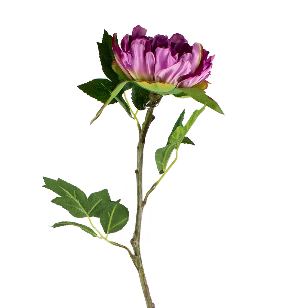 Flower peony light purple 65cm
