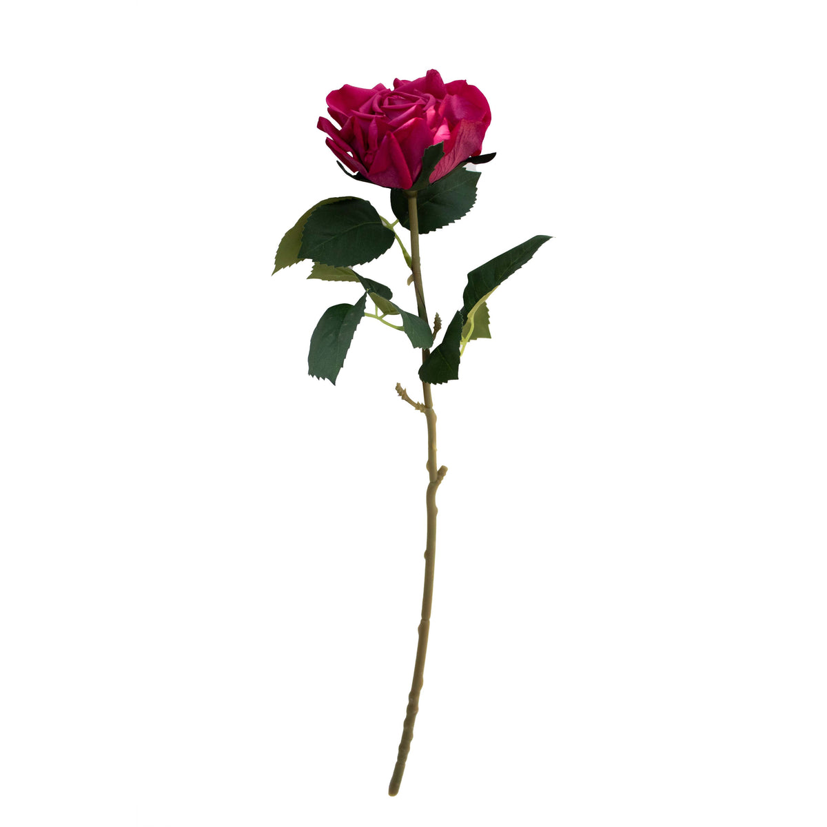 Flower rose dark red 51cm