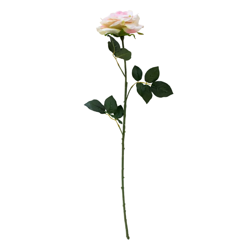 Flower rose light pink 85cm