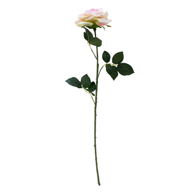 Flower rose light pink 85cm