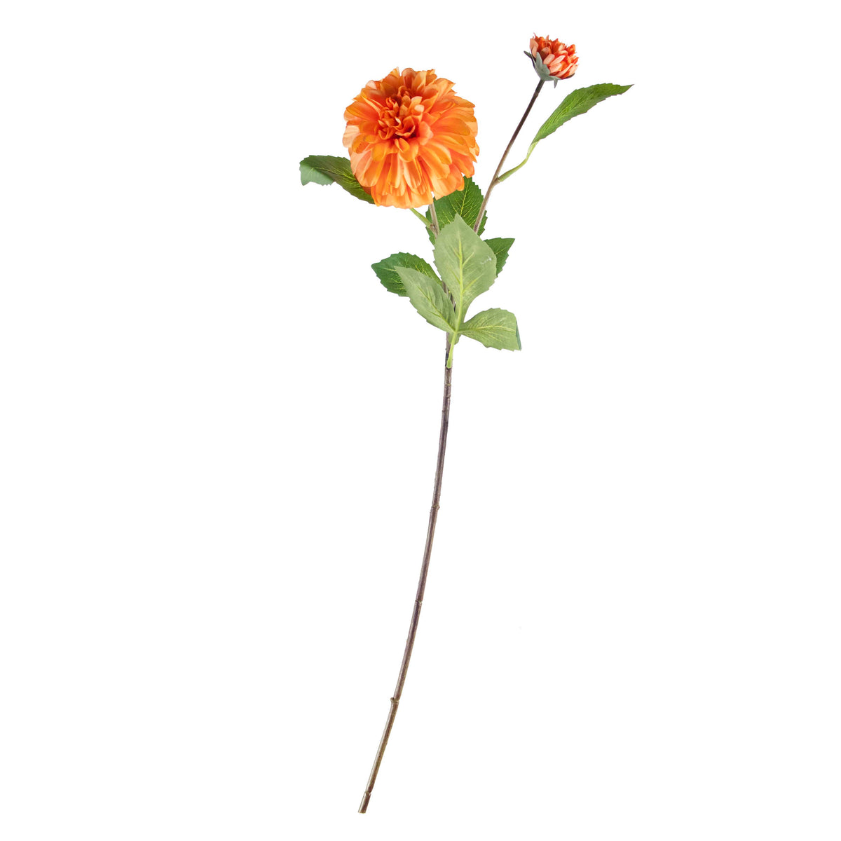 Flower dahlia orange 60cm