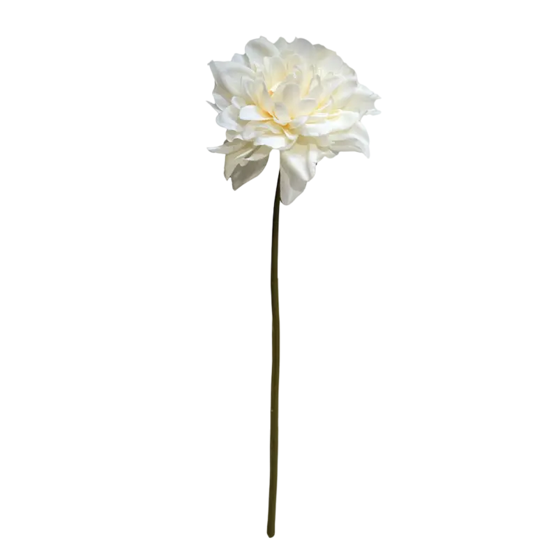 Flower dahlia soft white 25cm