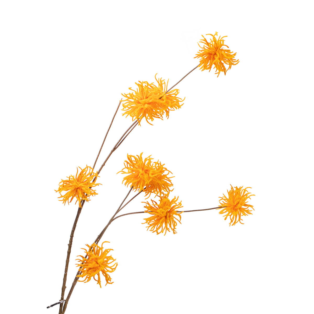 Flower chrysanthemum light orange 123cm
