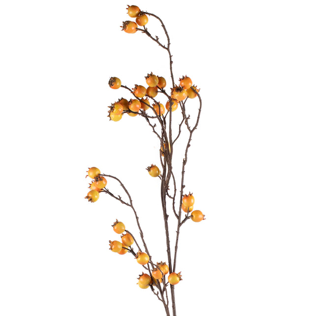 Branch fruit light orange 102cm