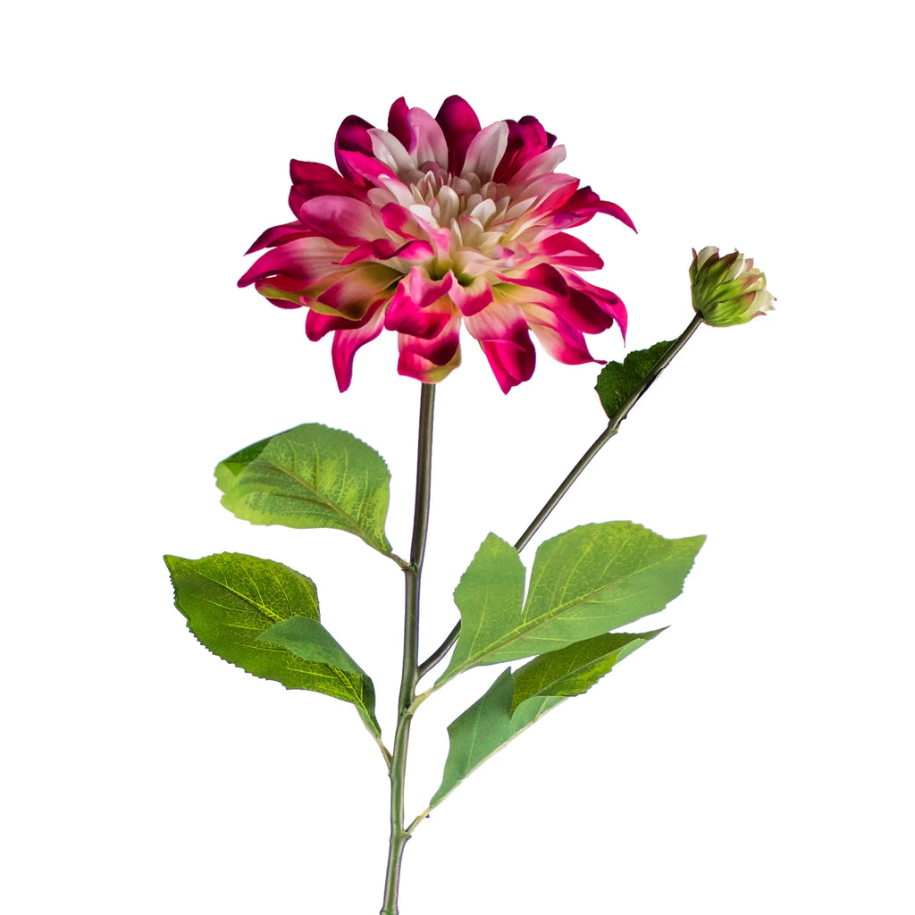 Flower dahlia fuchsia 85cm