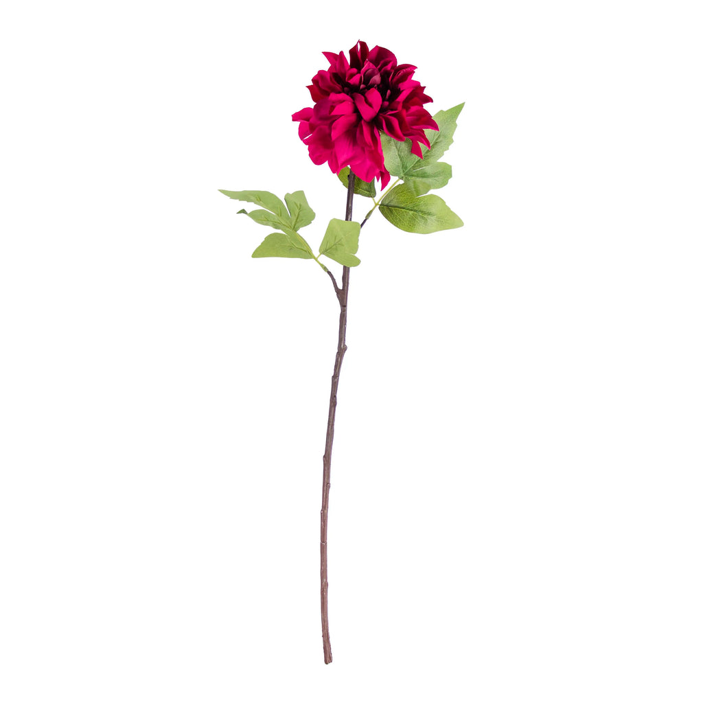 Flower peony burgundy fuchsia 62cm
