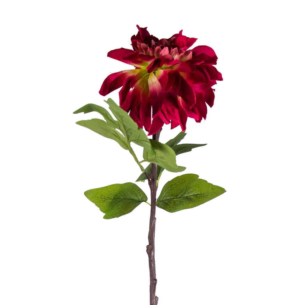 Flower peony deep red 62cm