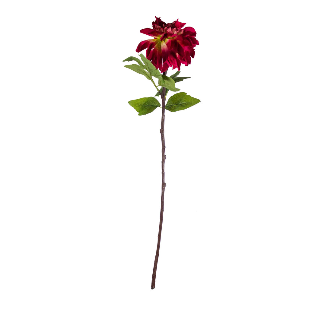 Flower peony deep red 62cm