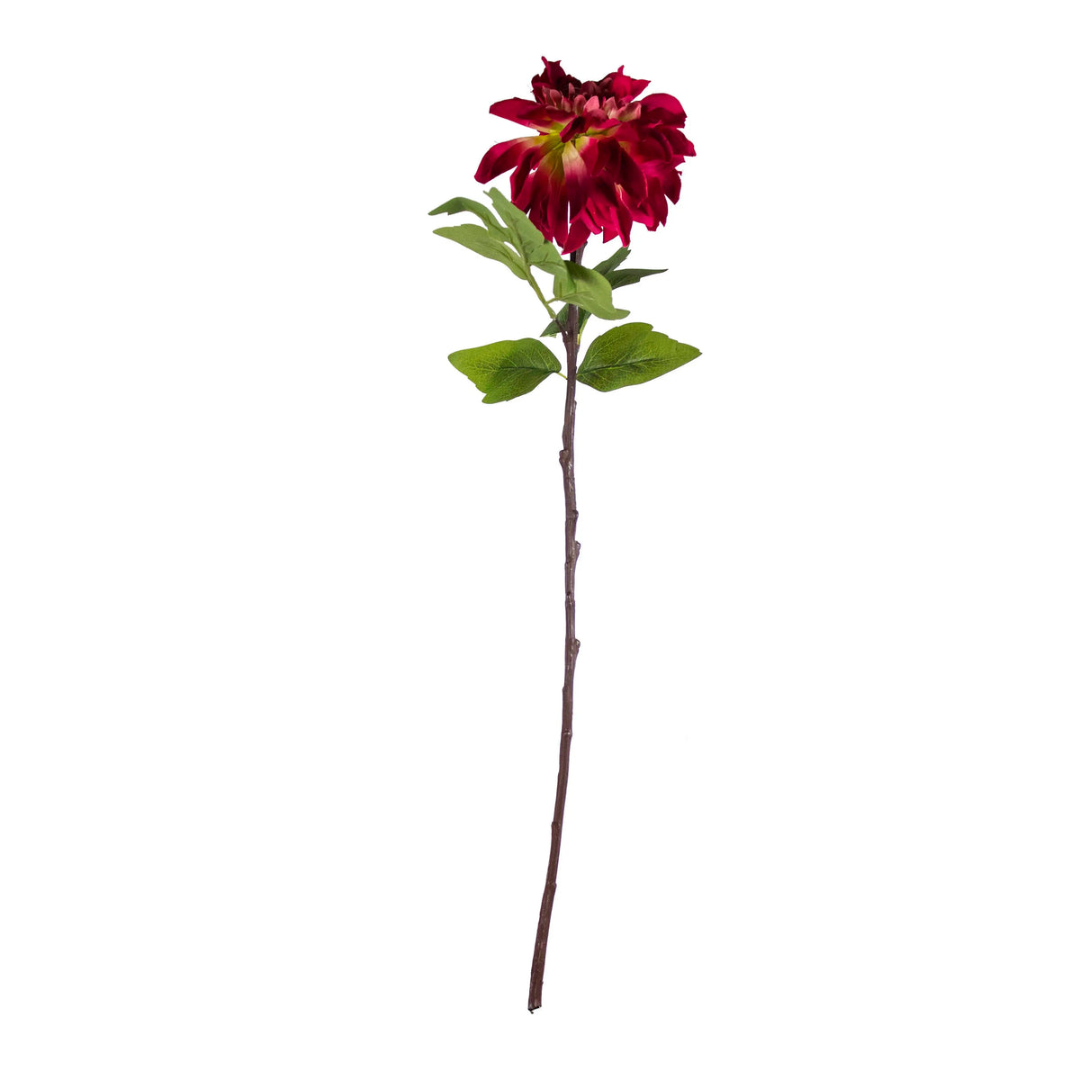 Flower peony deep red 62cm
