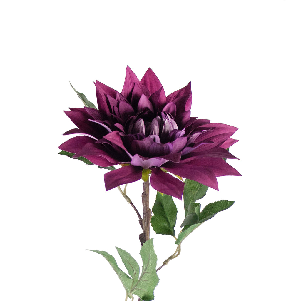 Flower dahlia deep purple 65cm