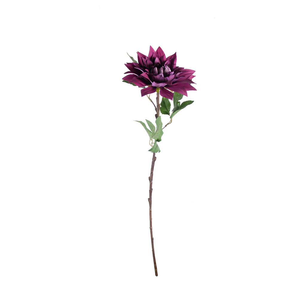 Flower dahlia deep purple 65cm