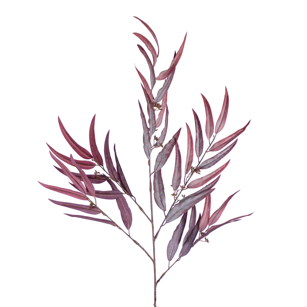 Flower eucalyptus soft burgundy 120cm