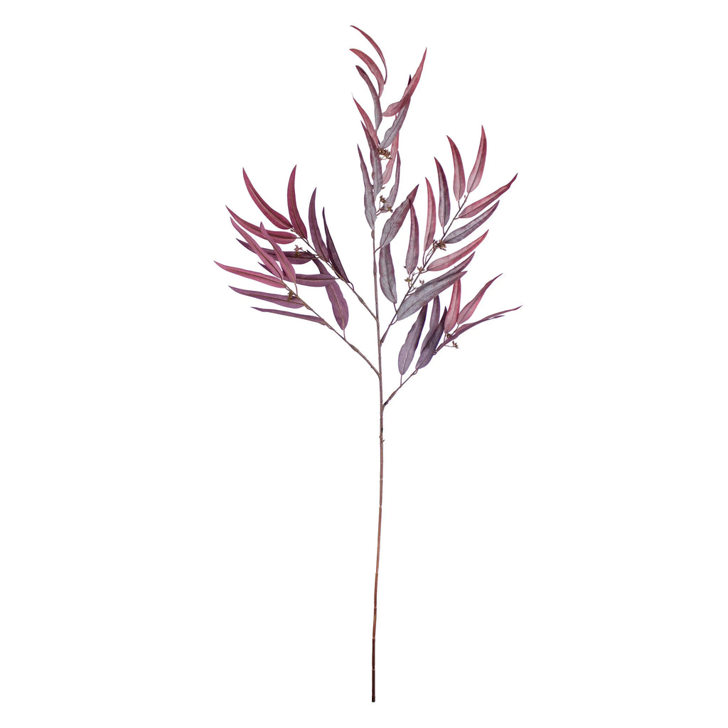 Flower eucalyptus soft burgundy 120cm