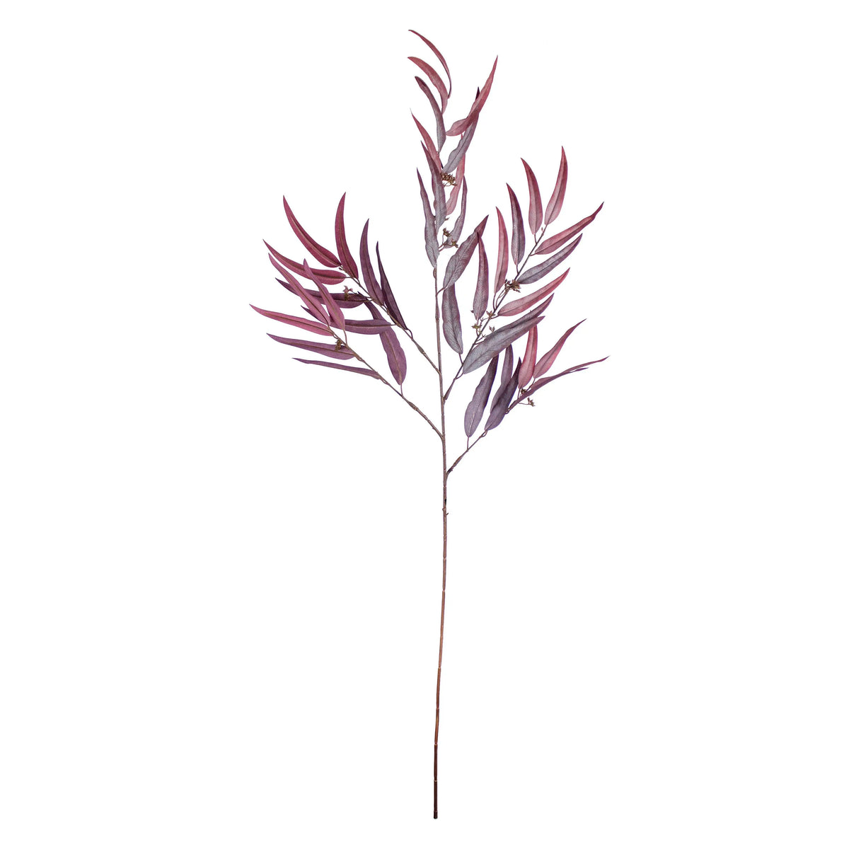 Flower eucalyptus soft burgundy 120cm