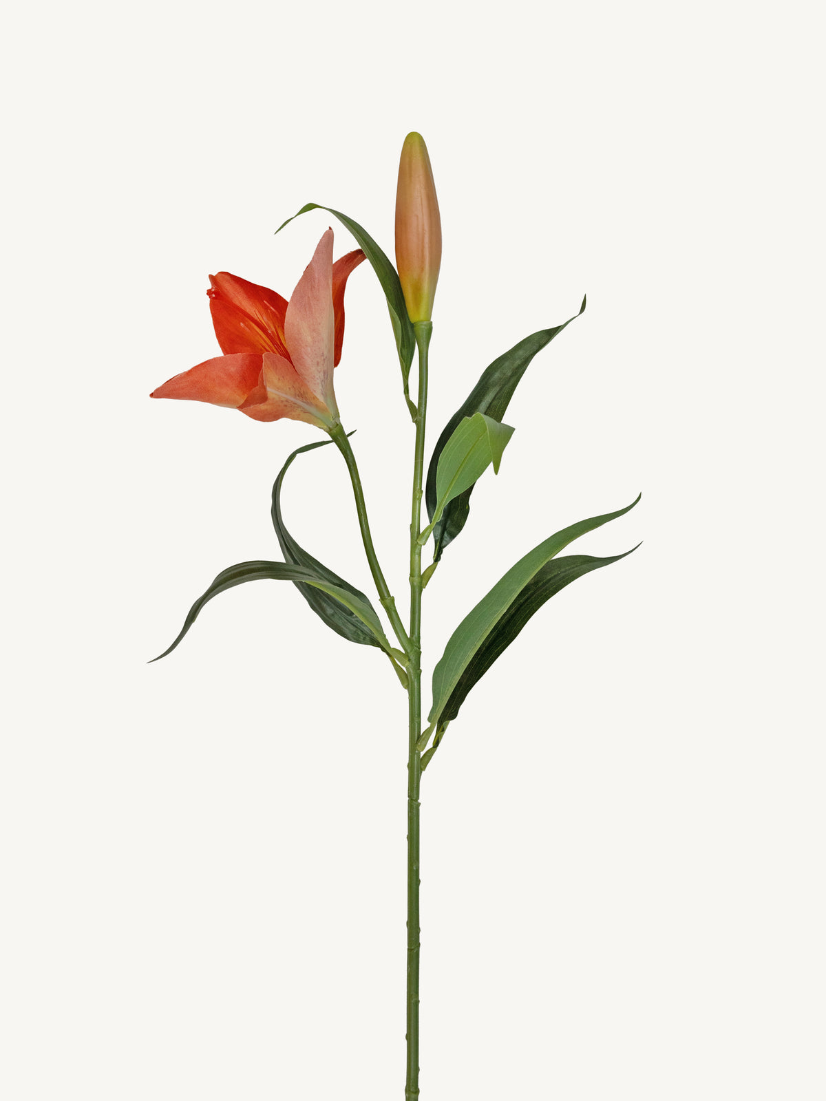 Flower LILY 85cm orange