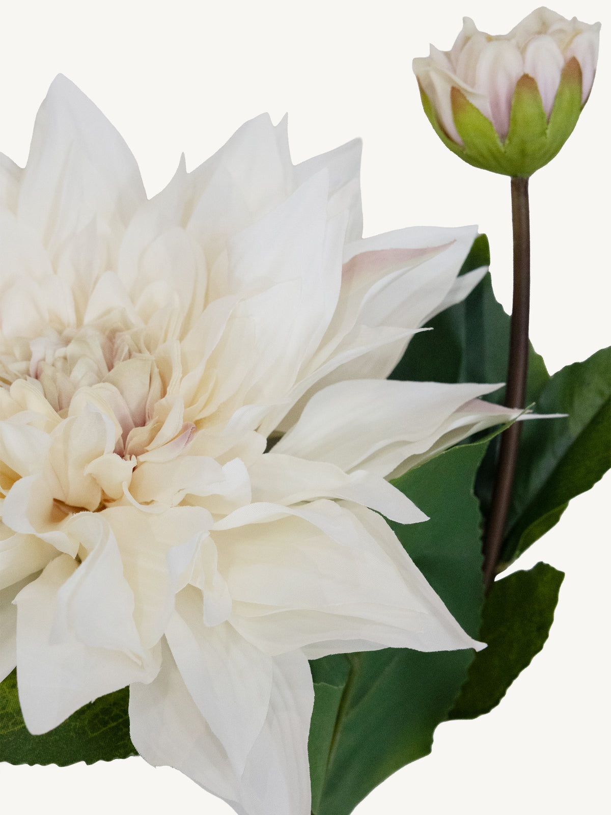 Flower DAHLIA 57cm white