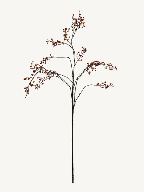Branch EUCALYPTUS 130cm orange