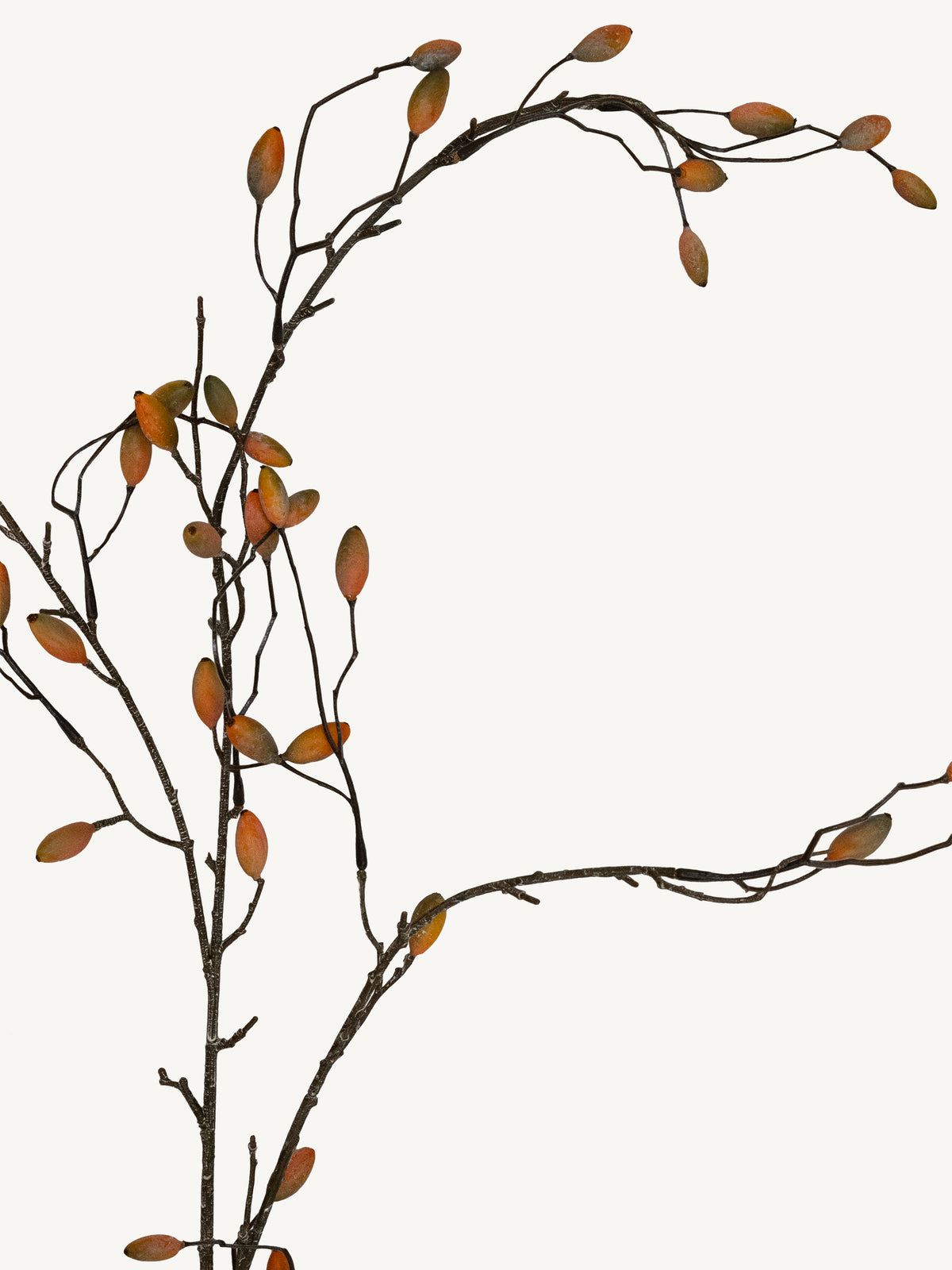 Branch ROSEHIP 145cm orange