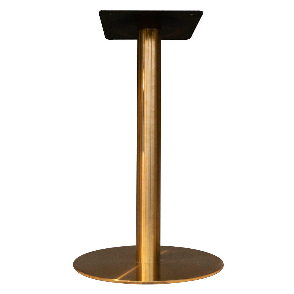 OUTLET Bistro table base IR brush gold 45x45x72