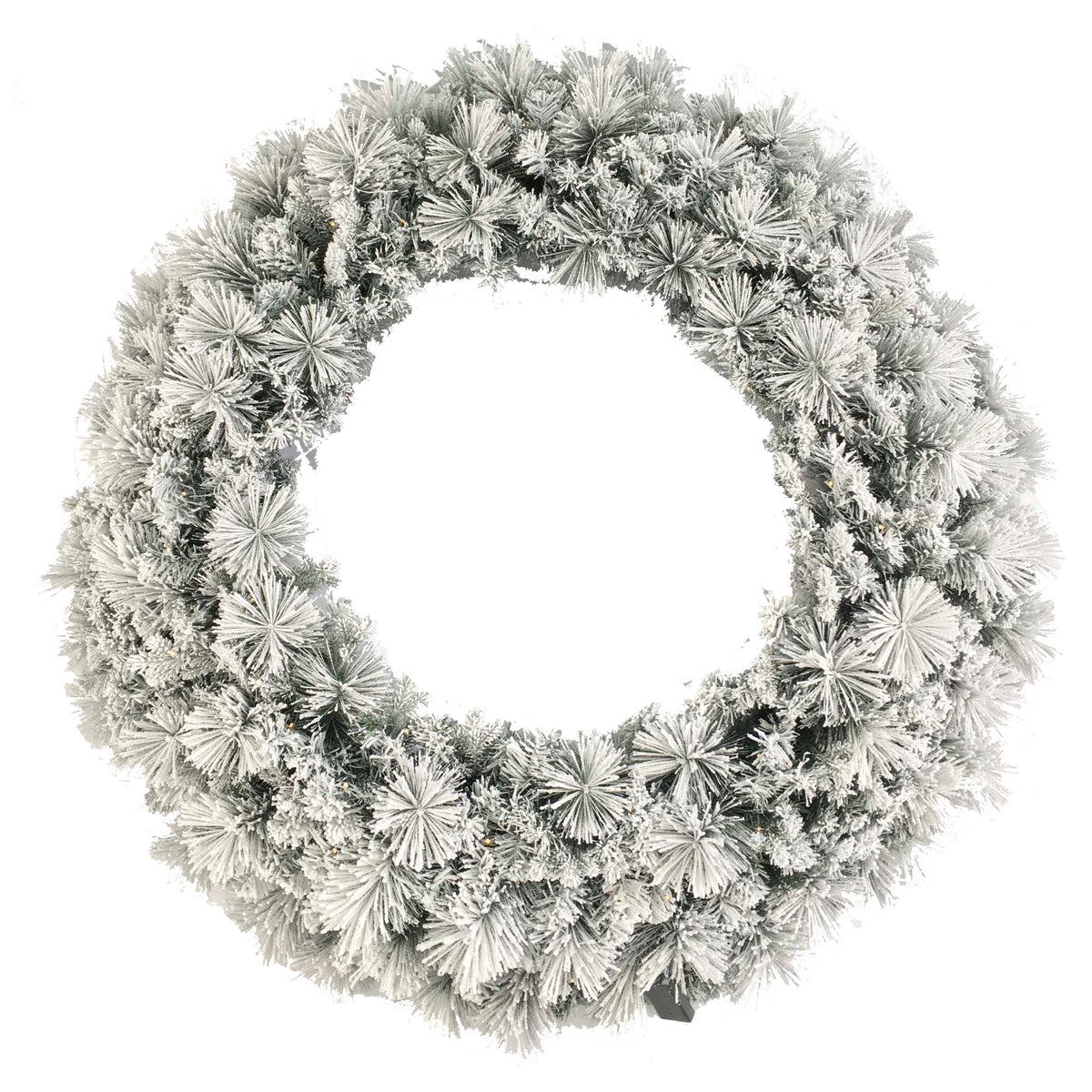 Wreath BLIZZARD w/snow 150 LED battery box 150x150
