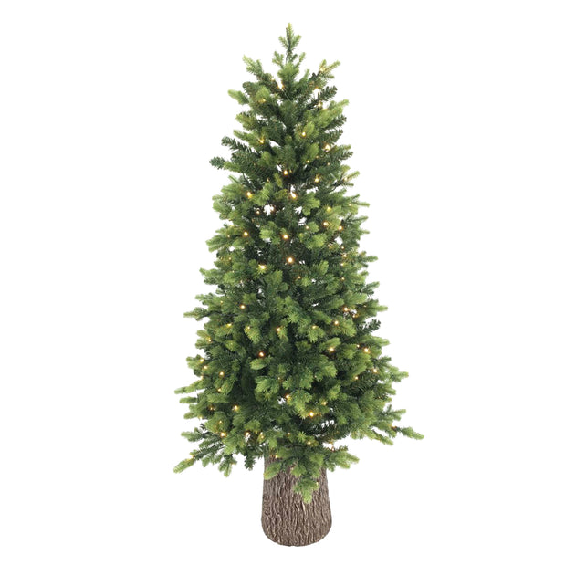 Christmas tree CEDAR w/cement trunk 150 LED 120cm