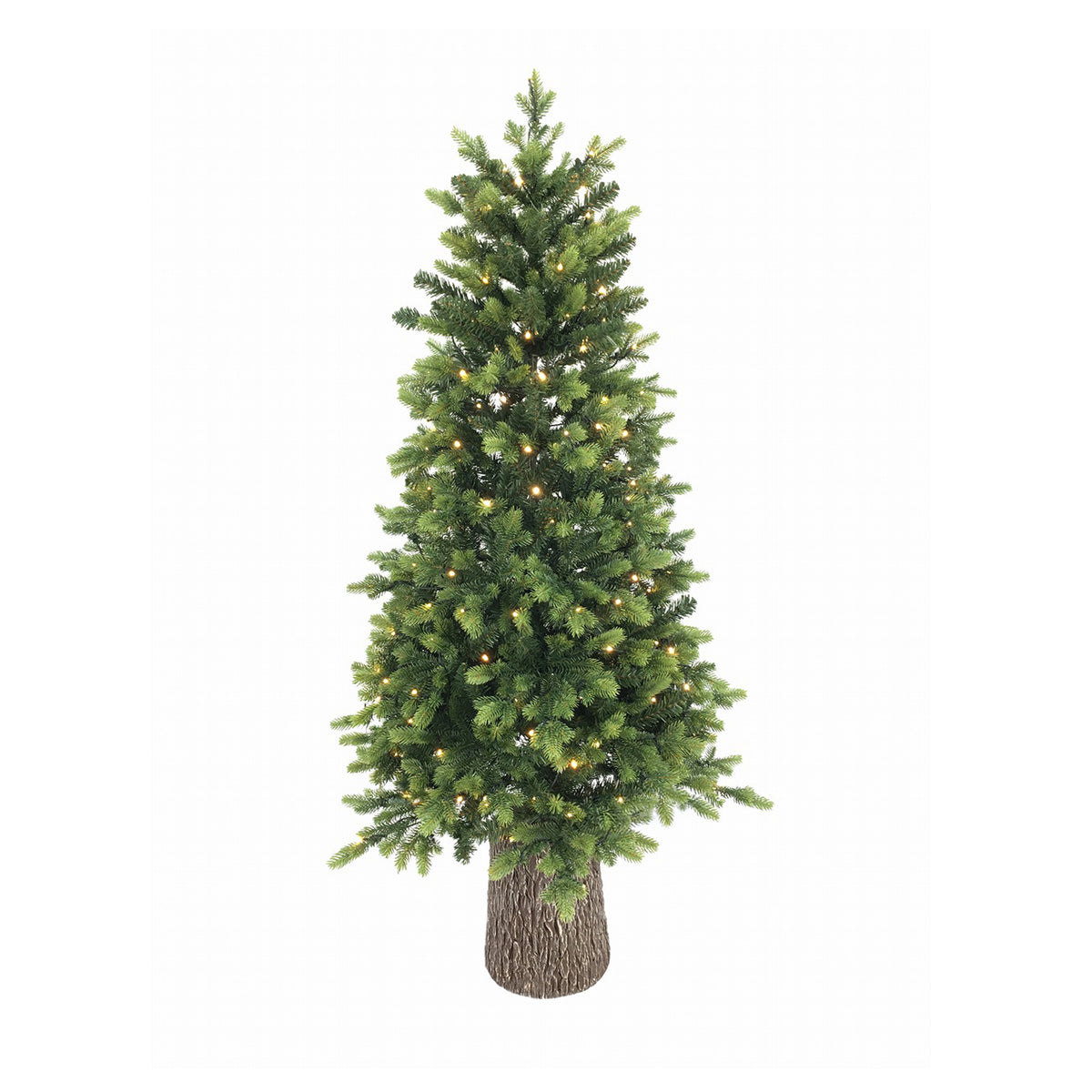 Kerstboom Ceder met cementvoet 200LED 150cm