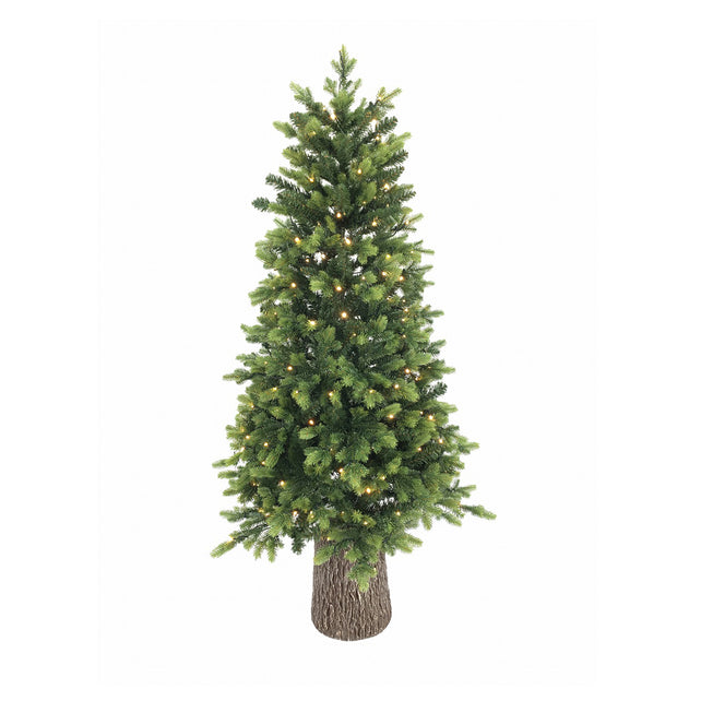 Christmas tree CEDAR w/cement trunk 200LED 150cm