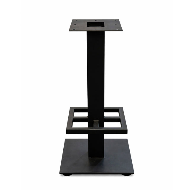 Bartafelonderstel THOR m/voetensteun 42x42x105cm zwart
