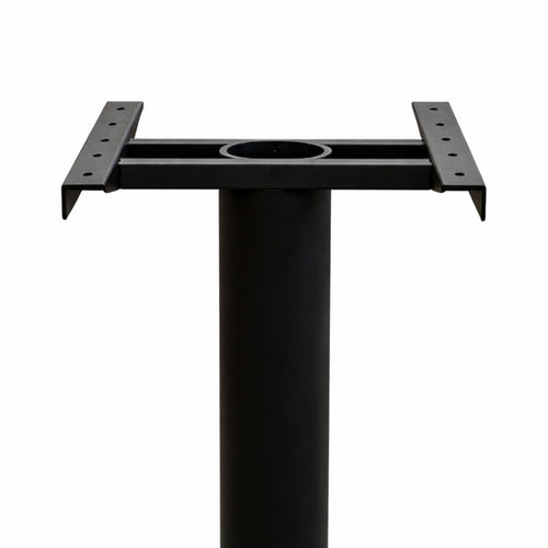 Bartafelpoot RONDO met voetensteun Ø70x106cm zwart