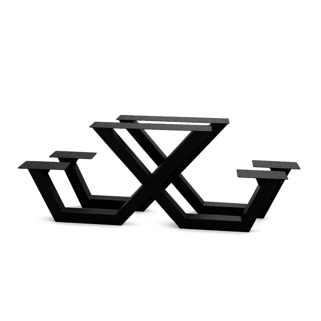 Leg ARES set/2 x-shape picnic table