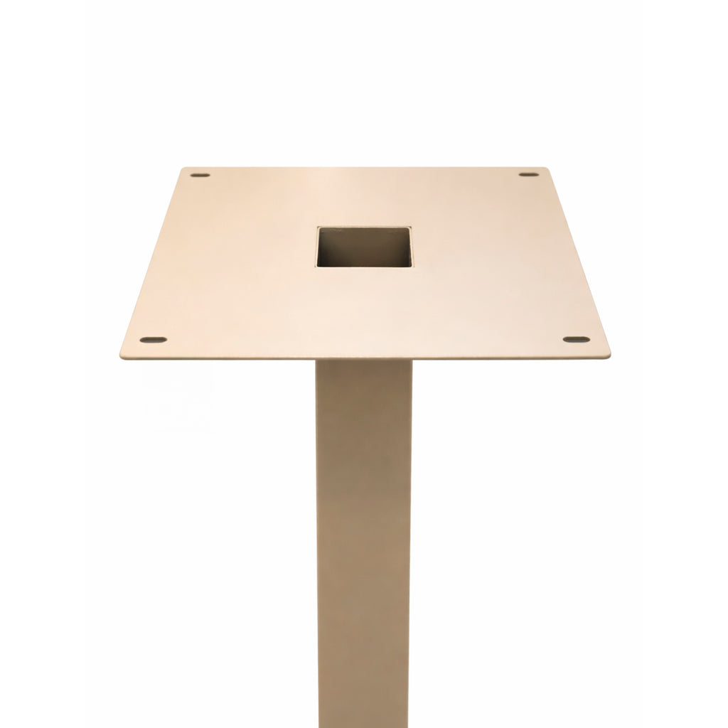 Bistro table leg THOR 42x42x72cm taupe