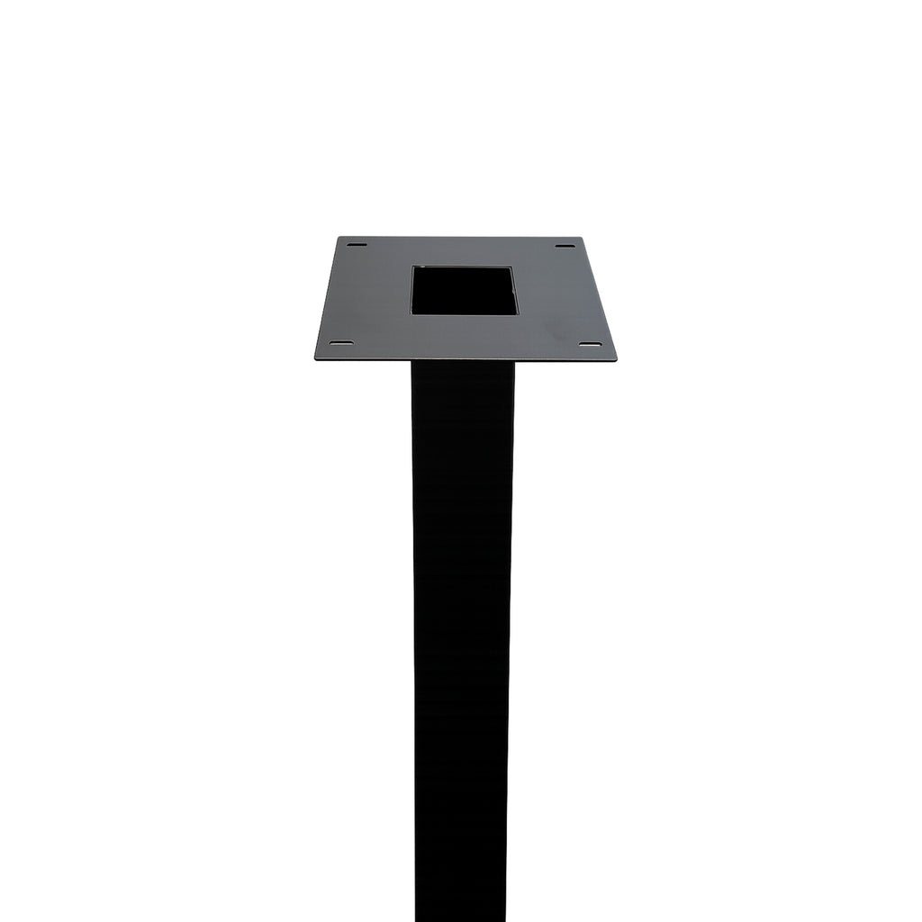 Bartafelonderstel THOR met voetsteun 42x42x101cm zwart