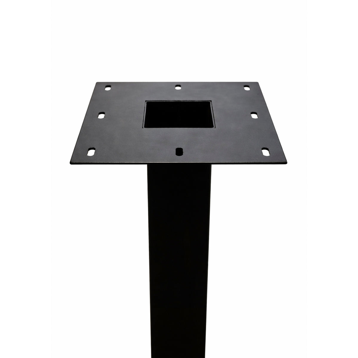 Bartischbein THOR m. Fußstütze 42x42x96cm schwarz
