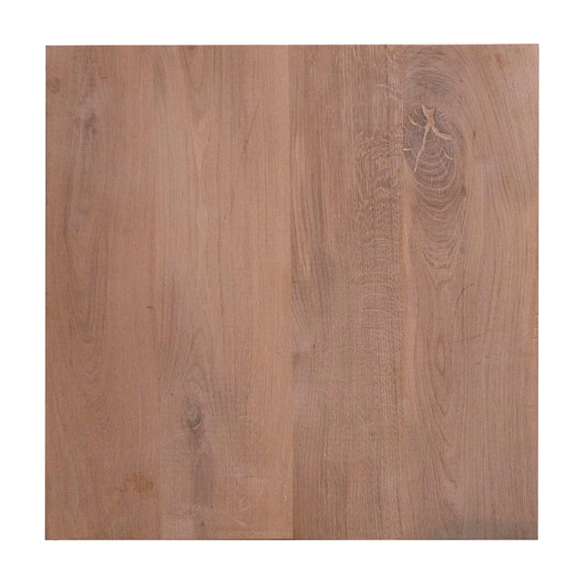 Table top oak bistro natural untreated 70x70x4