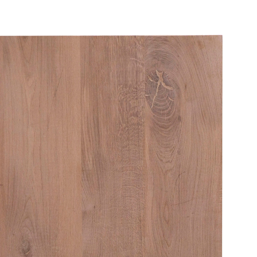 Table top oak bistro natural untreated 70x70x4