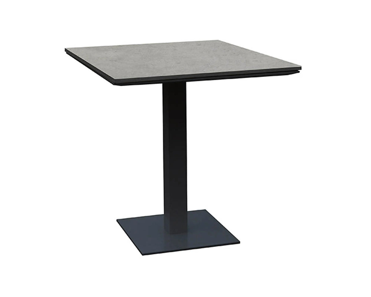 Bistro table HPL top / aluminium 70x70x74