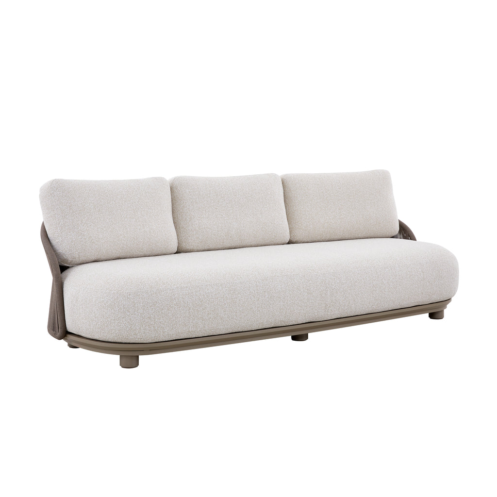 Buitenbank ARUBA 3-zits 222x84x65cm champagne